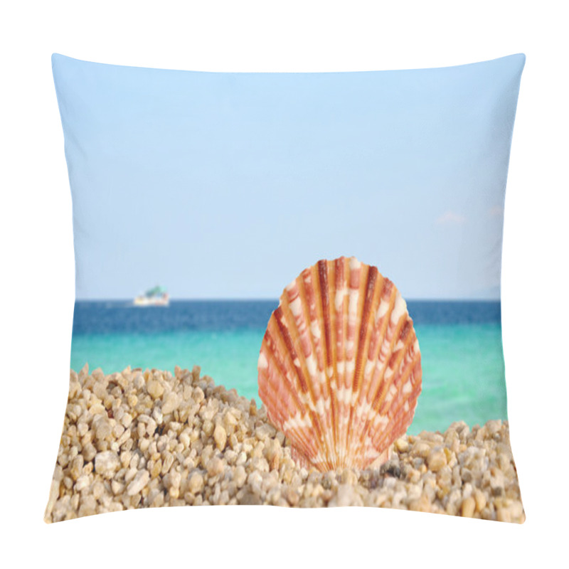 Personality  Sea Shell On The Beach #3 Pillow Covers