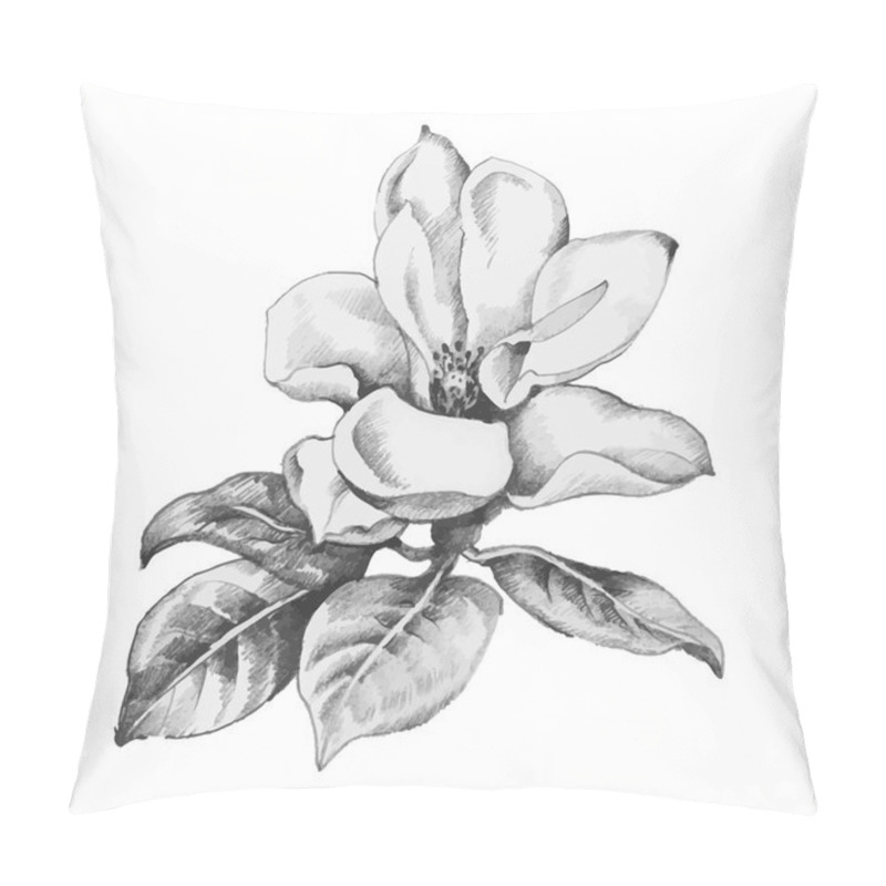 Personality  Beautiful Monochrome Flower Pillow Covers