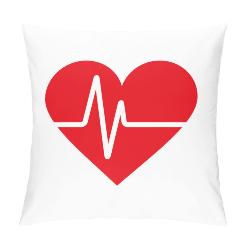 Personality  Heartbeat Icon Pillow Covers