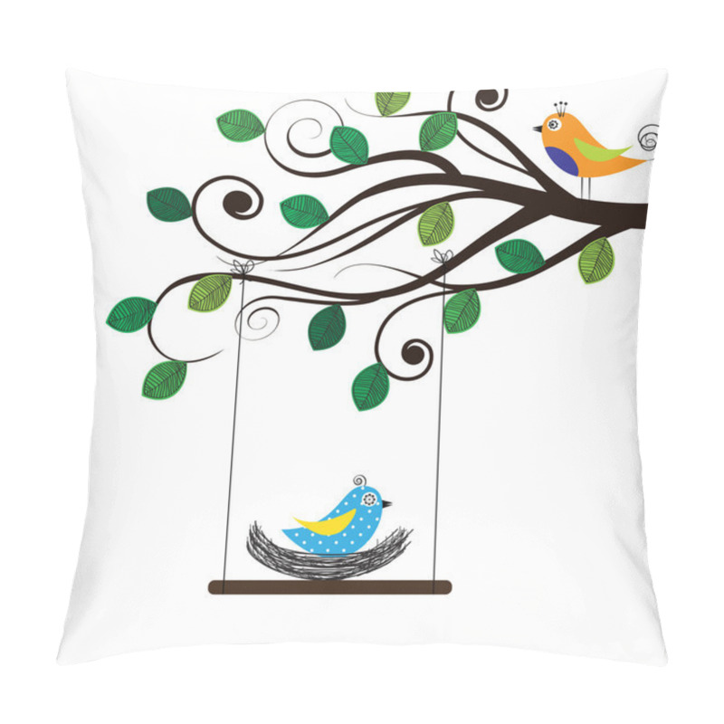 Personality  Funny Birds Pillow Covers