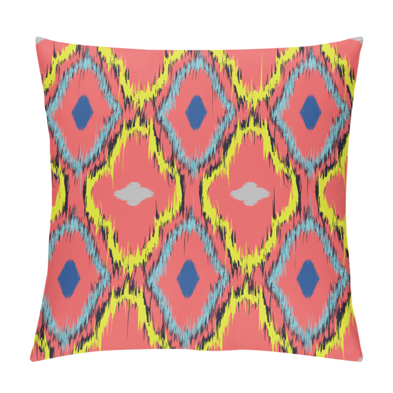 Personality  Ikat Seamless Pattern Design Pillow Covers