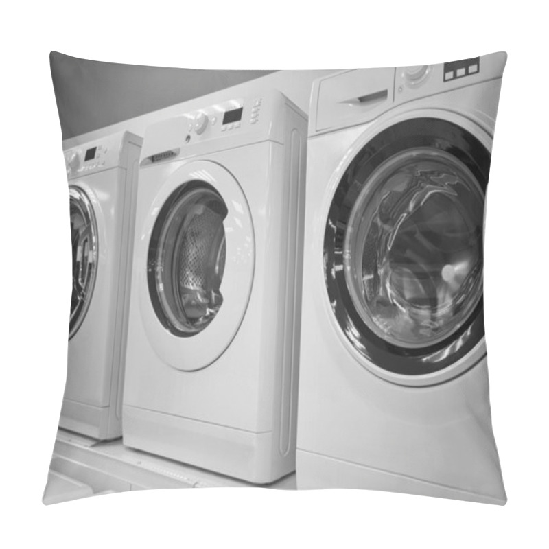 Personality  Washing Machines Are Sold In The Store. Pillow Covers