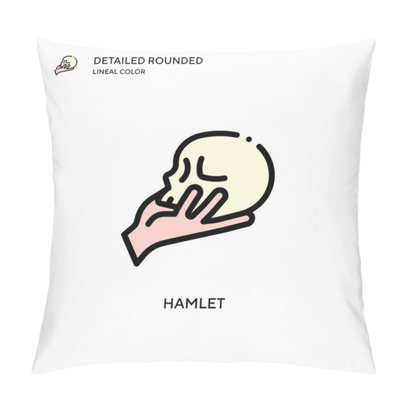 Personality  Hamlet Vector Icon. Modern Vector Illustration Concepts. Easy To Edit And Customize. Pillow Covers