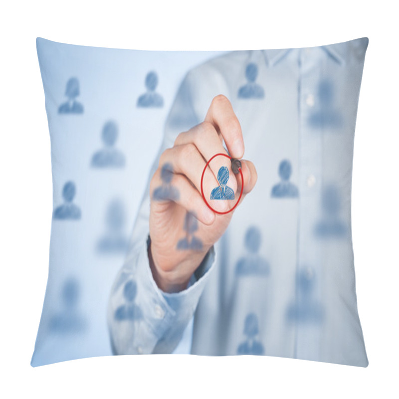 Personality  Marketing Segmentation And Leader Pillow Covers