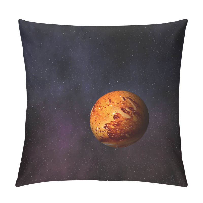 Personality  The Future Of Planet Earth, Space Landscape With A Planet, On A Starry Background And A Colorful Stardust. Pillow Covers