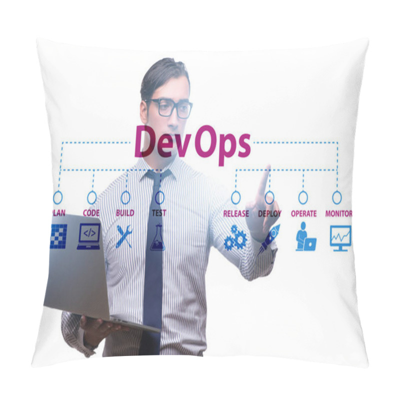 Personality  DevOps Software Development IT Concept Pillow Covers