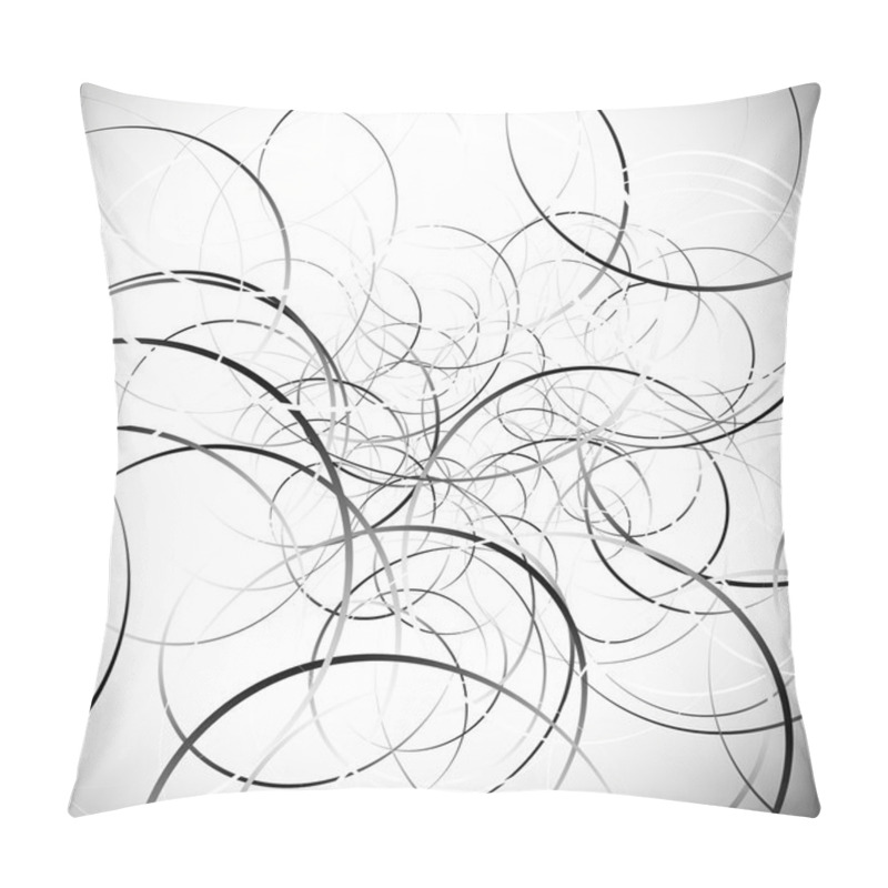 Personality  Abstract Circles Background Pillow Covers