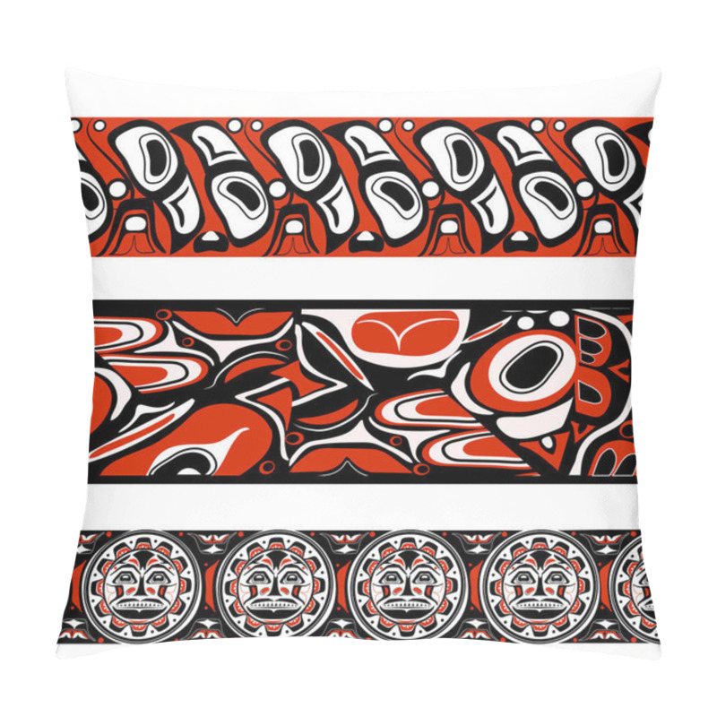 Personality  Abstract Red Background Native North American Pillow Covers