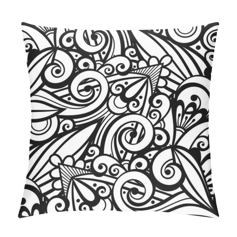 Personality  Abstract Floral Ornament Pillow Covers