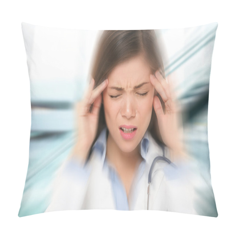 Personality  Migraine And Headache People - Doctor Stressed Pillow Covers