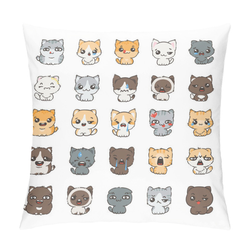 Personality  Cute Cartoon Cats And Dogs Pillow Covers