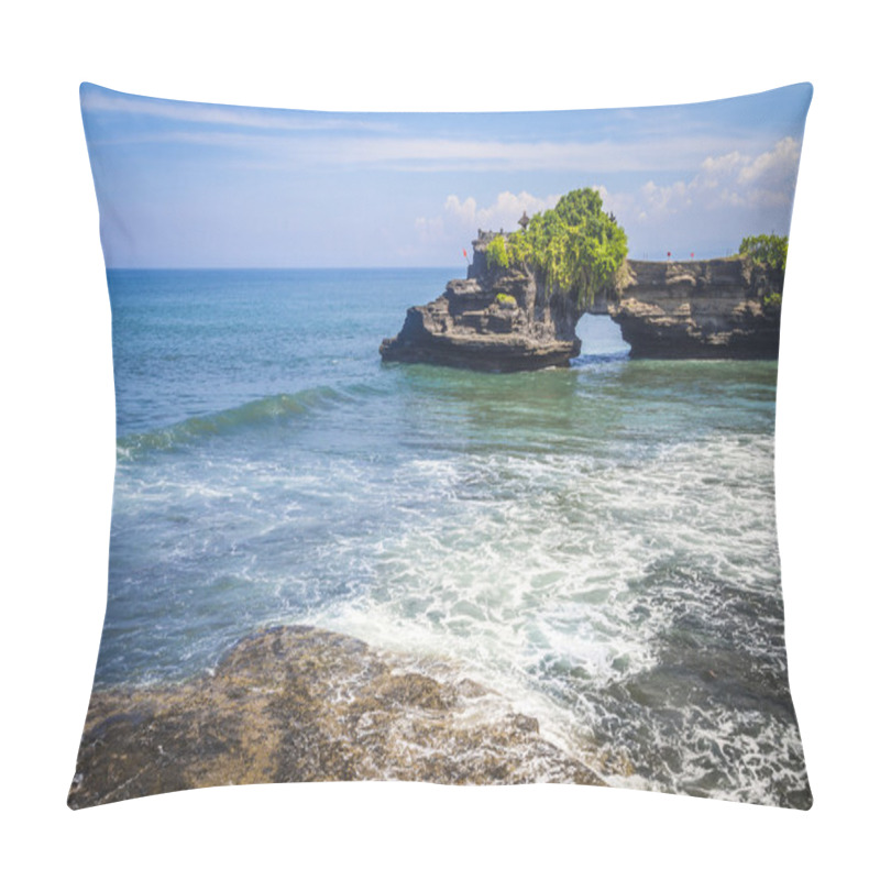 Personality  Tanah Lot Temple On Sea Pillow Covers