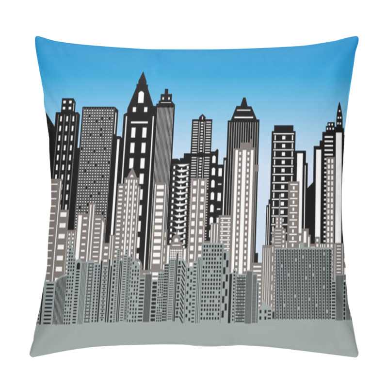 Personality  Modern Buildings Pillow Covers