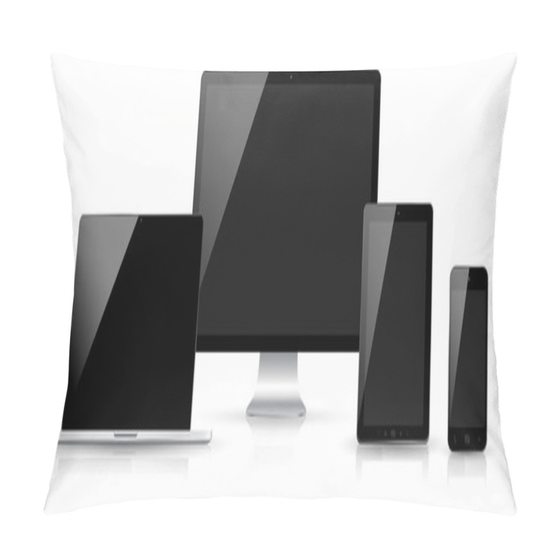 Personality  Modern Digital Tech Device Collection Pillow Covers