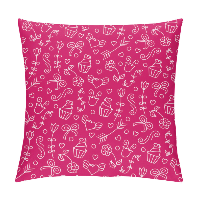 Personality  Sweet Seamless Pattern Pillow Covers