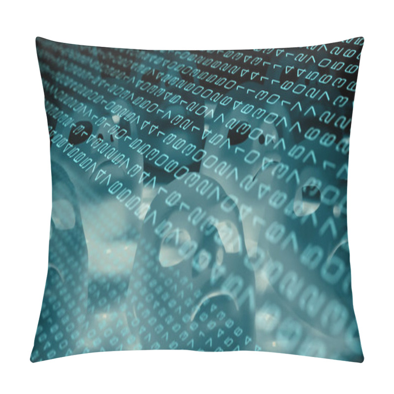 Personality  Computer Algorithm Productivity Efficiency, Cyber Security Concepts Pillow Covers