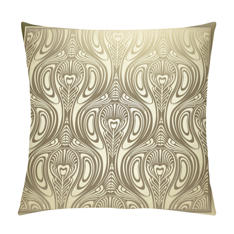 Personality  Seamless Art Nouveau Pillow Covers