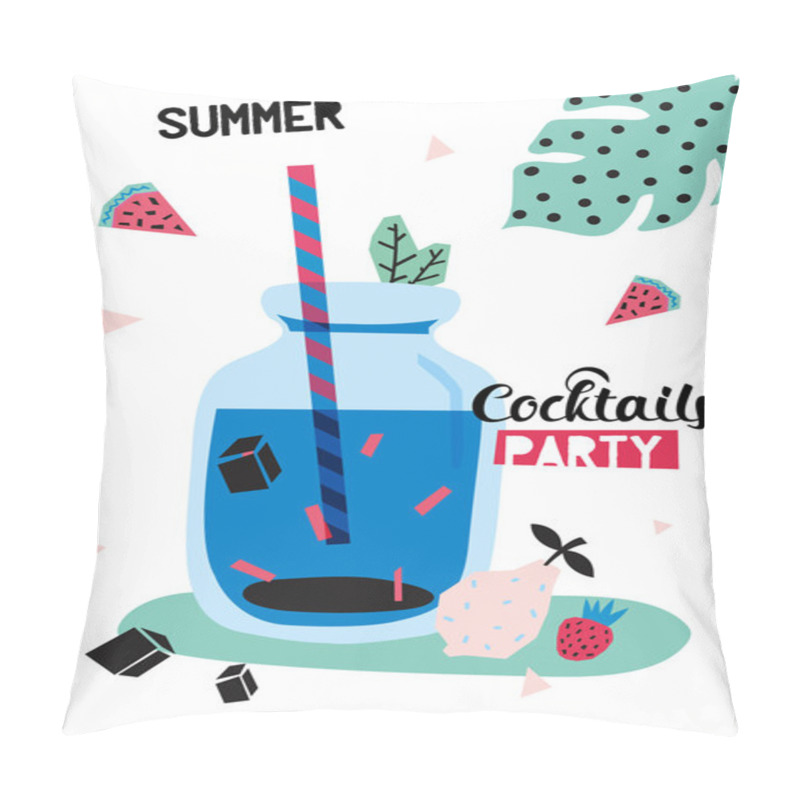 Personality  Summer Coctail Party Pillow Covers