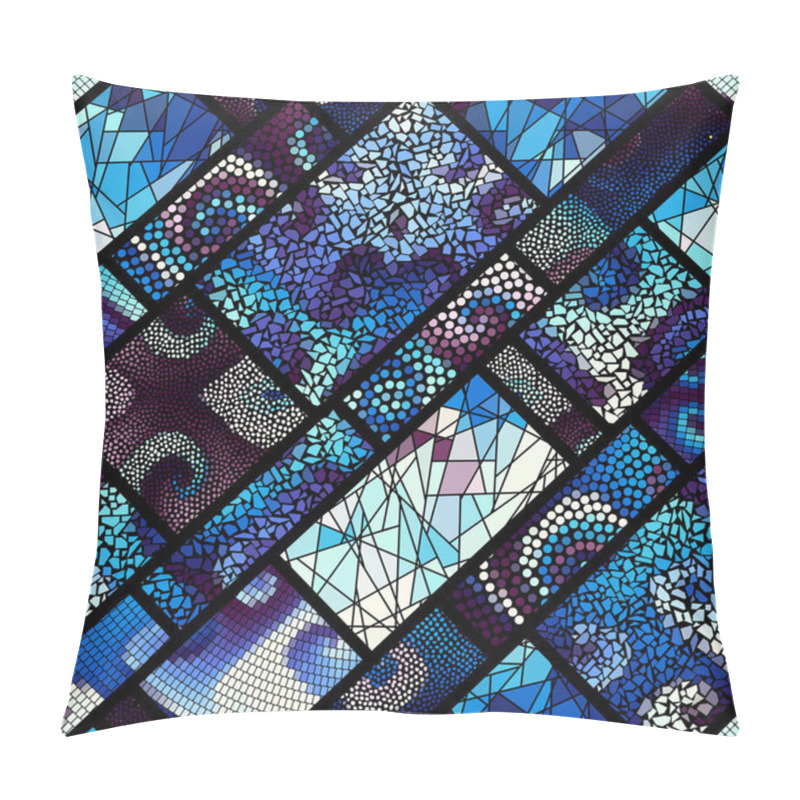 Personality  Seamless Mosaic Pattern Pillow Covers