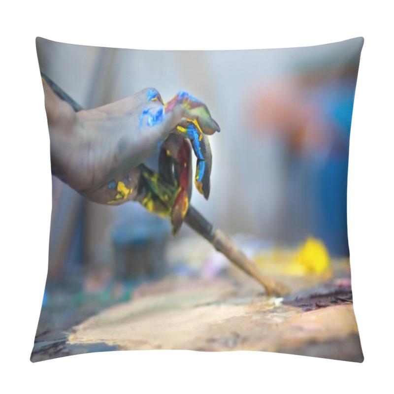 Personality  Artists Painting Pallette Pillow Covers