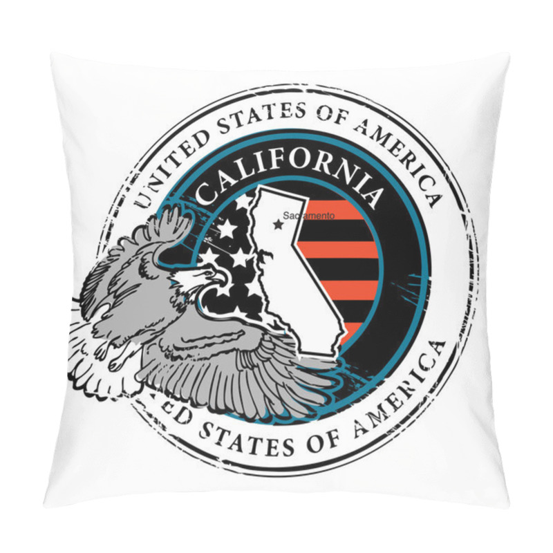 Personality  California Stamp Pillow Covers