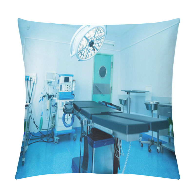 Personality  Interior Of Operating Room In Modern Clinic Pillow Covers