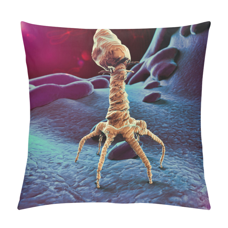 Personality  Bacteriophage Virus Pillow Covers