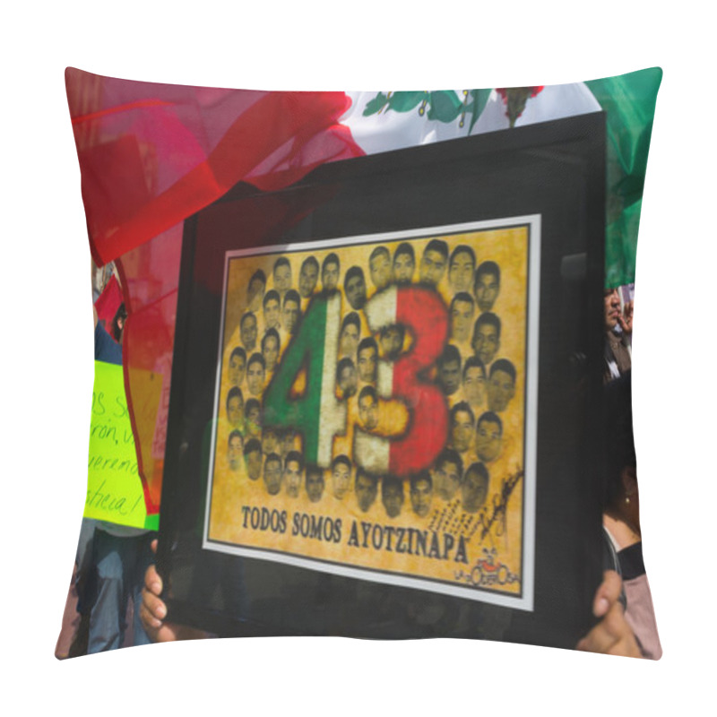 Personality  Relatives Of The Students Who Disappeared In Mexico Packed The S Pillow Covers