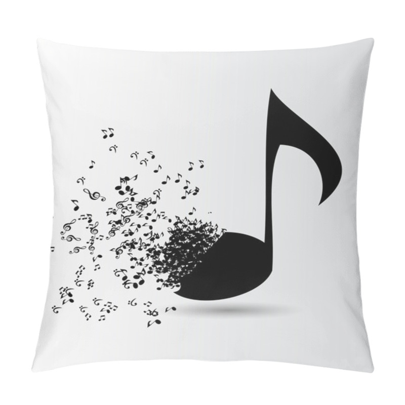 Personality  Abstract Music Background Vector Illustration For Your Design Pillow Covers