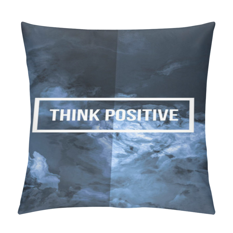 Personality   Think Positive Slogan Pillow Covers