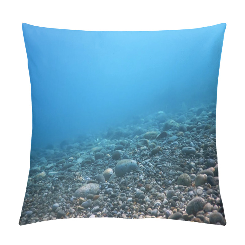 Personality  Underwater Rocks And Pebbles On The Seabed Pillow Covers