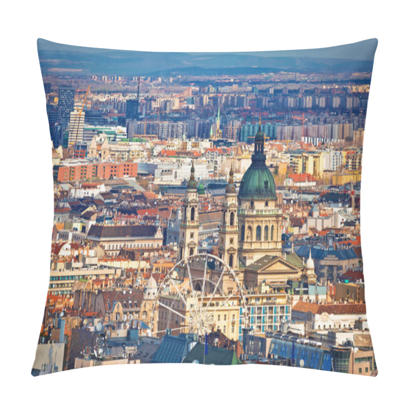 Personality  Rooftops And Famous Landmarks Of Budapest Pillow Covers