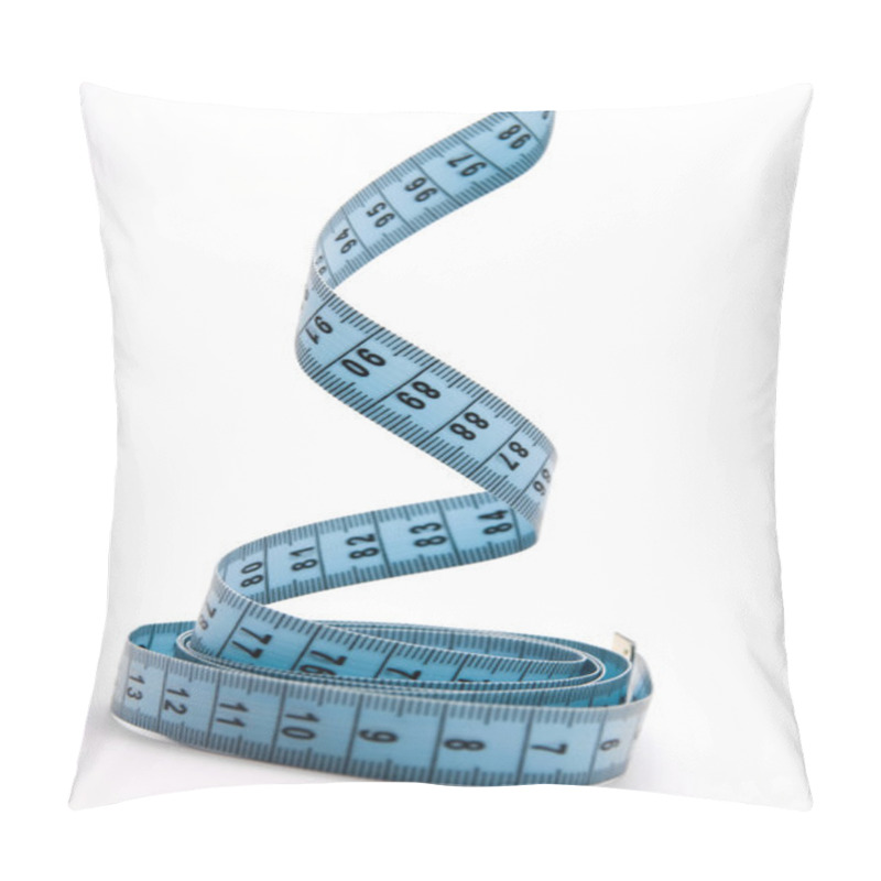 Personality  Measuring Tape Over White Pillow Covers