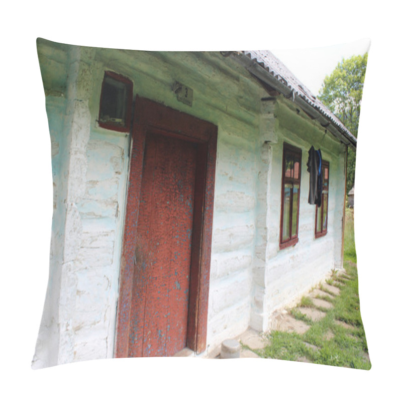 Personality  Old Rural House In Carpathian Region Pillow Covers