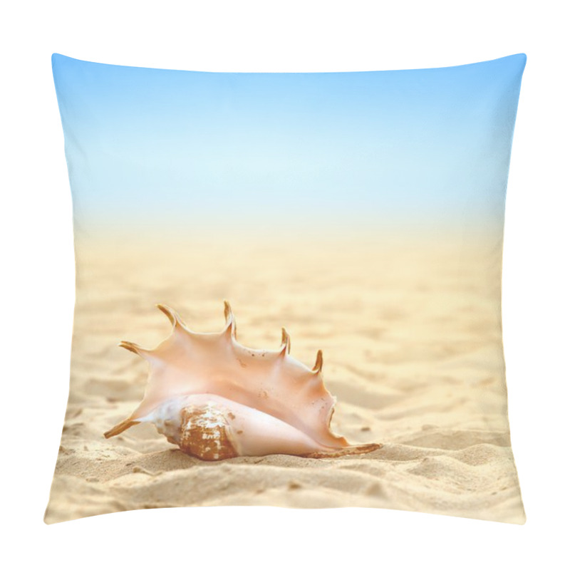 Personality  Beach With Seashell Pillow Covers