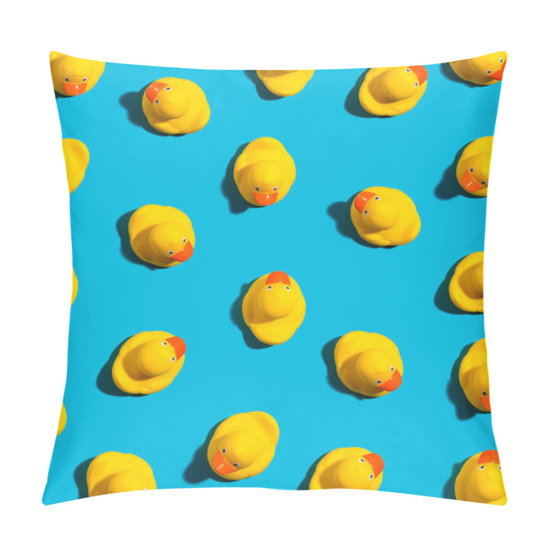 Personality  Collection Of Yellow Rubber Ducks Pillow Covers