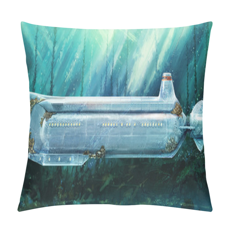 Personality  Submarine Under Water Pillow Covers