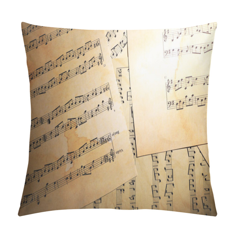 Personality  Music Sheets Background Pillow Covers