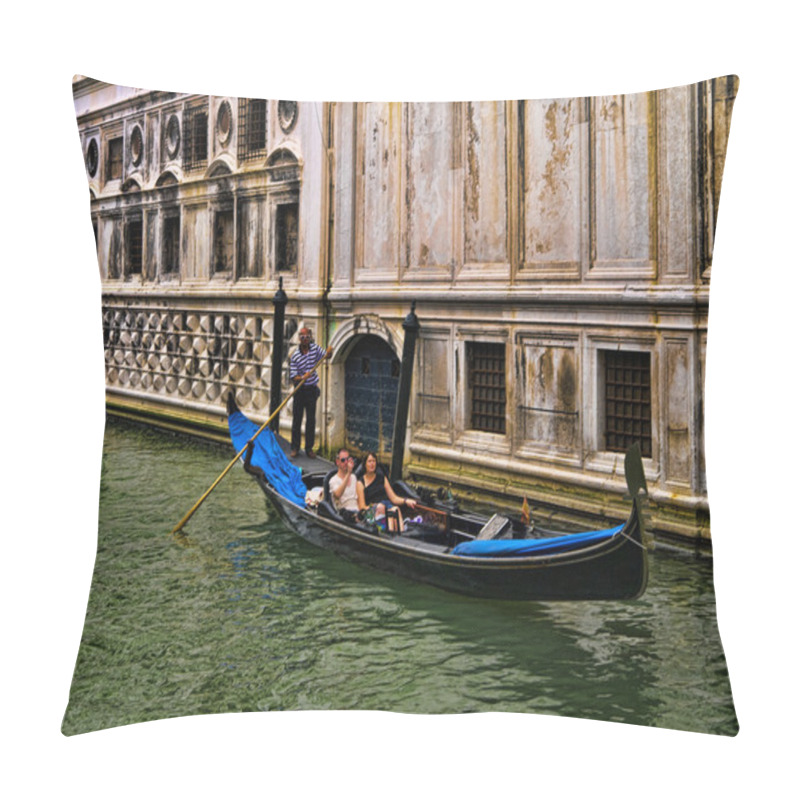 Personality  Side Canal View In Venice Known As La Serenissima In Northern Italy Is A Magical Place Pillow Covers