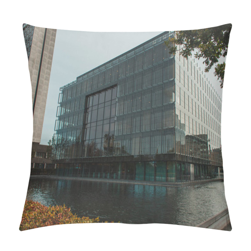 Personality  Buildings Near Canal With Blue Sky At Background, Copenhagen, Denmark  Pillow Covers