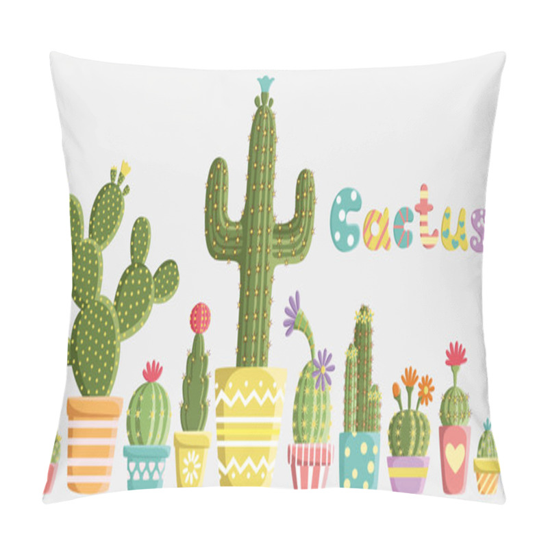 Personality  Set Of Cacti Pillow Covers