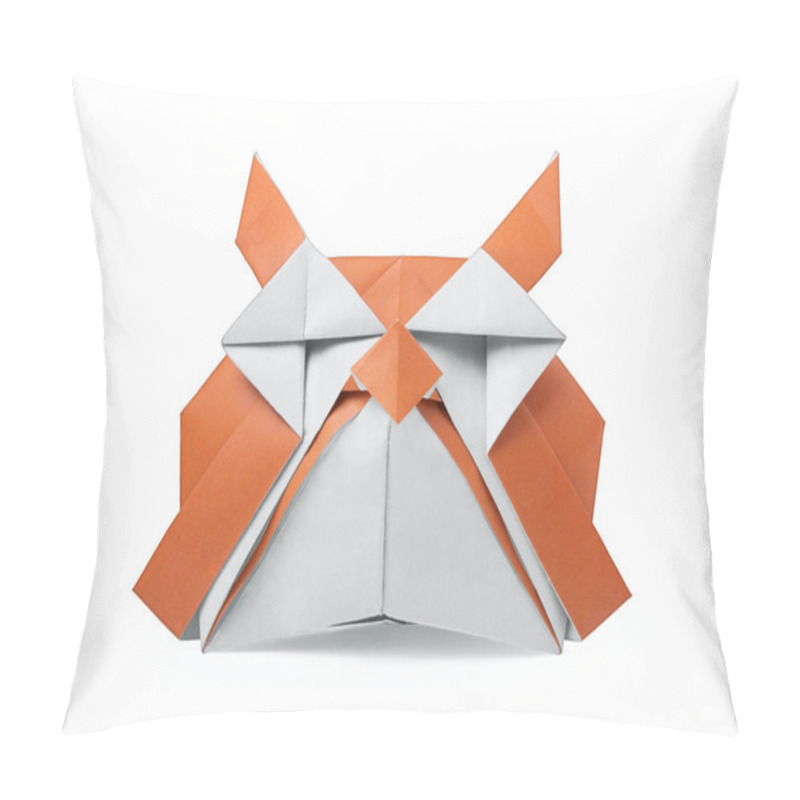 Personality  Origami Old Paper Owl Pillow Covers