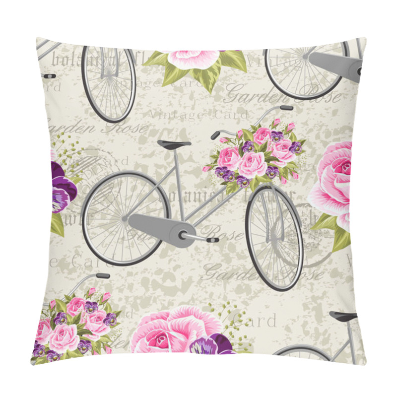 Personality  Seamless Floral Pattern Pillow Covers