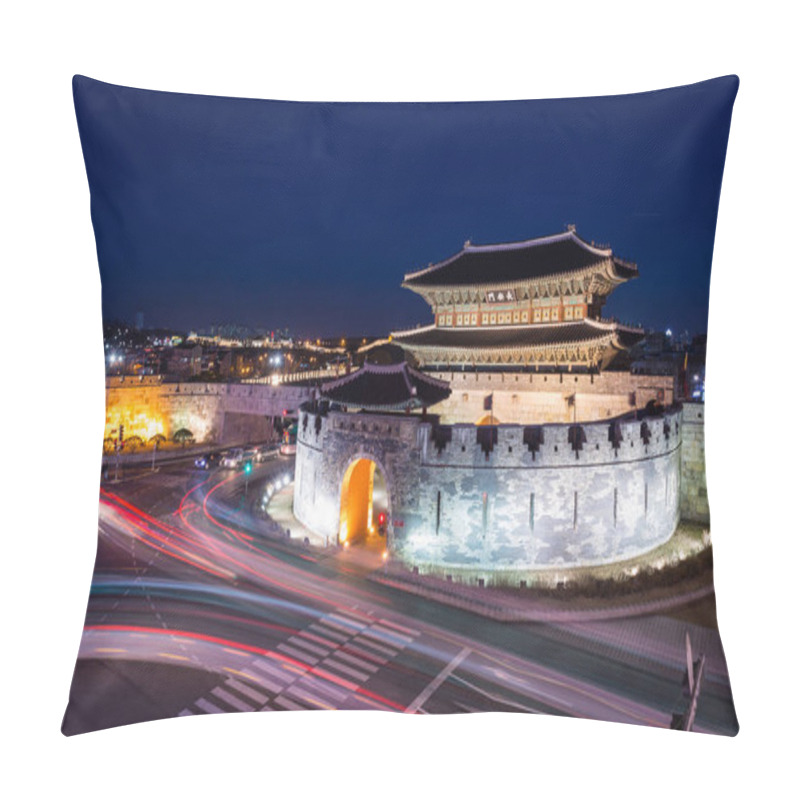 Personality   Hwaseong Fortress, Traditional Architecture Of Korea In Suwon,  Pillow Covers