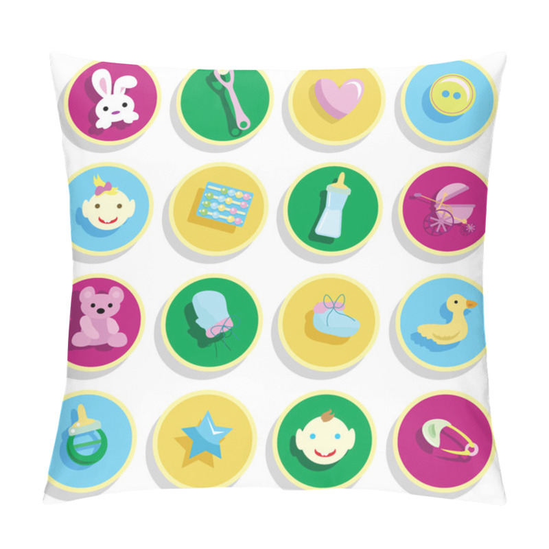 Personality  Baby Arrival Background Pillow Covers