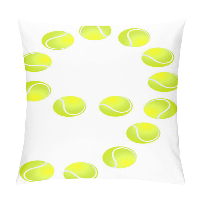 Personality  Tennis Ball Number 9 Pillow Covers