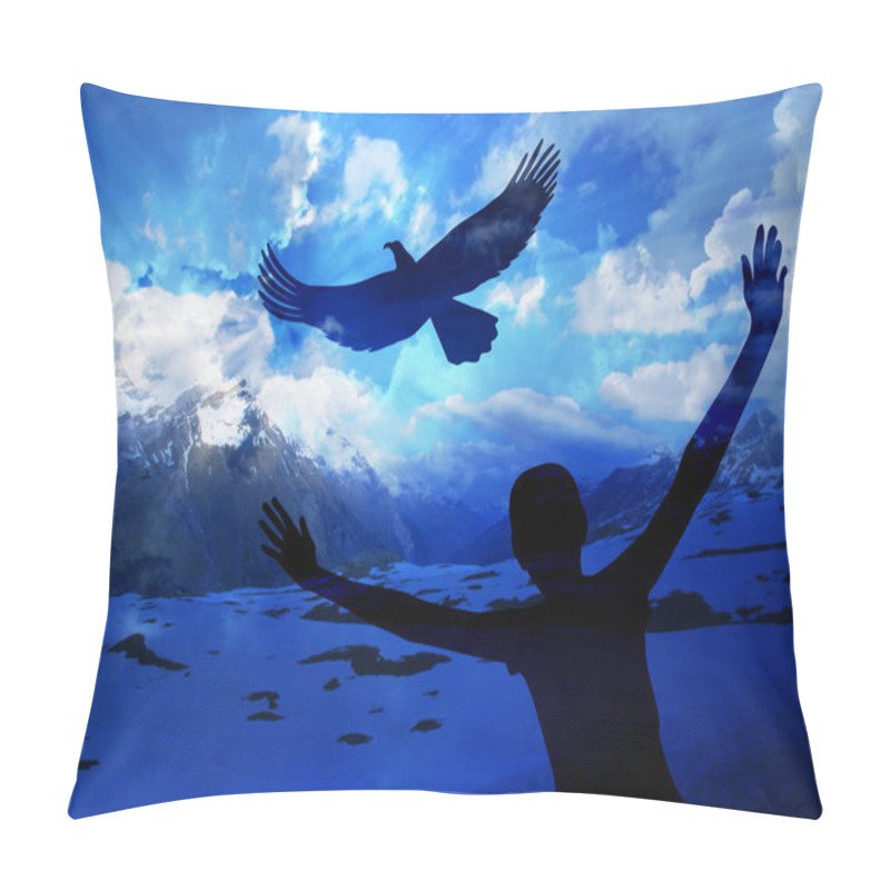 Personality  Soar Like An Eagle Pillow Covers