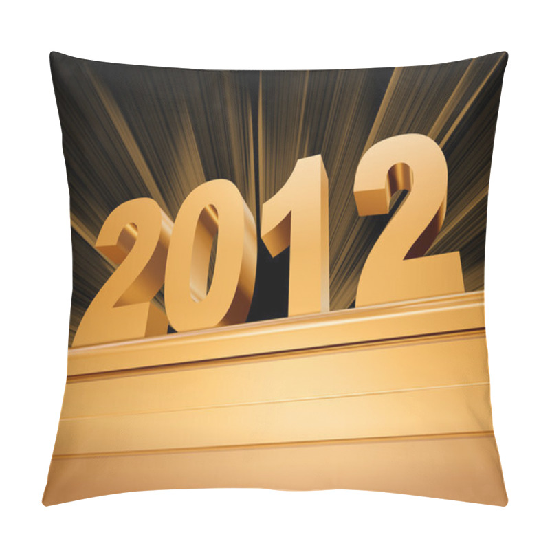 Personality  Golden 2012 On A Pedestal Pillow Covers