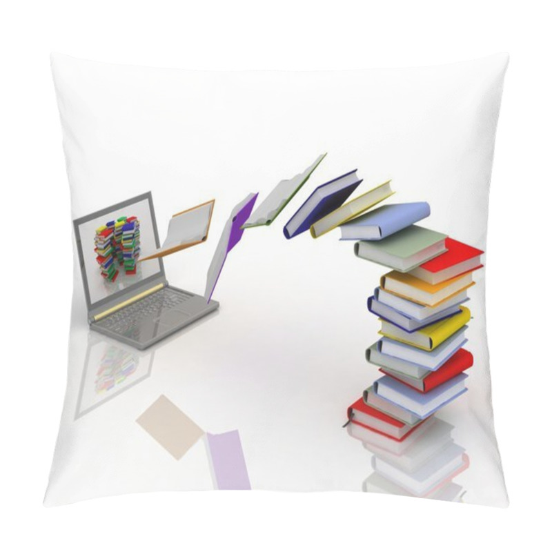 Personality  Books Fly Into Your Laptop Pillow Covers