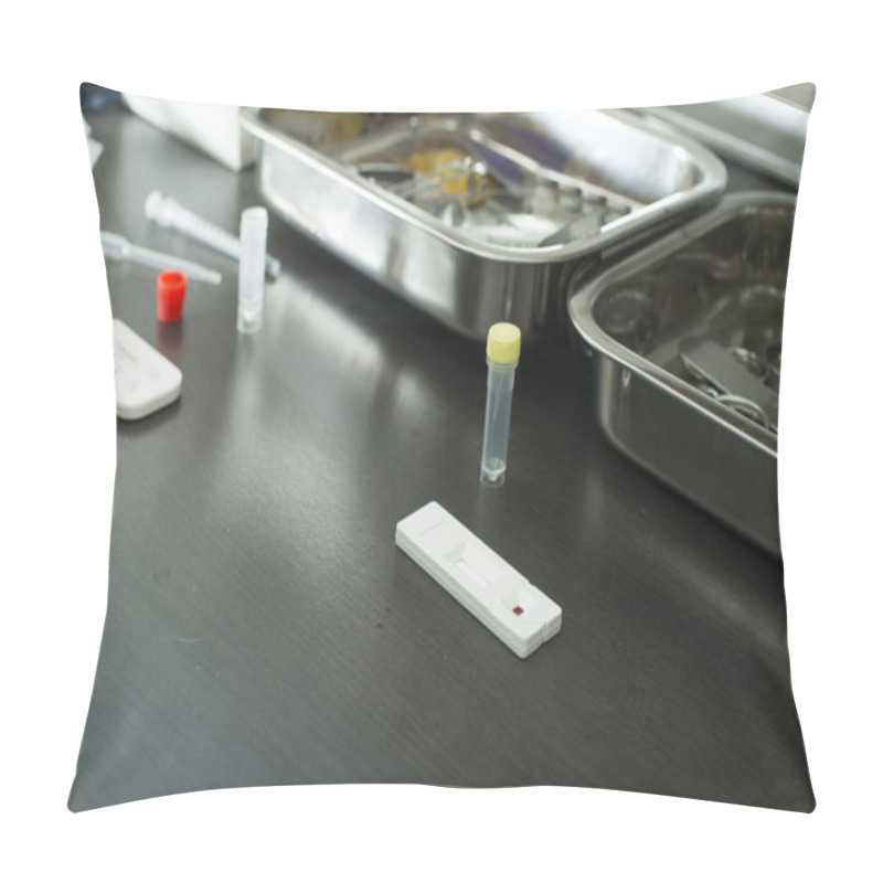 Personality  Veterinary Blood Test. Pillow Covers